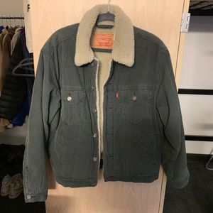 Vintage Levi’s Corduroy Sherpa Jacket Men Medium